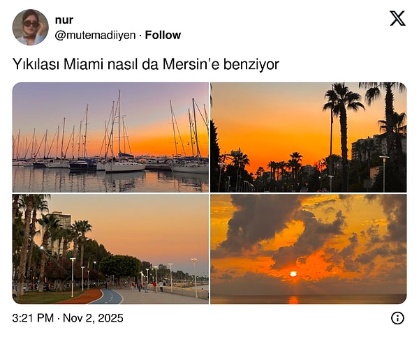 Miami Mersin benzetmesinin ardından...