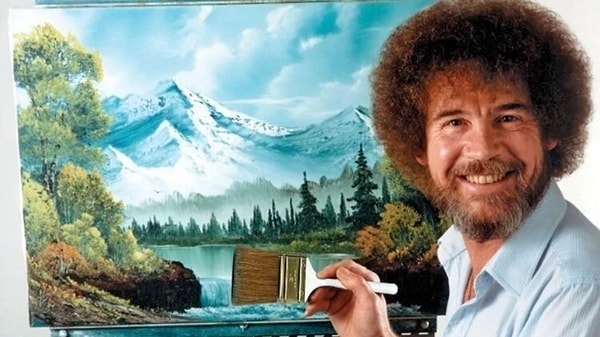 Bob Ross’un tabloları rekor fiyata alıcı buldu.