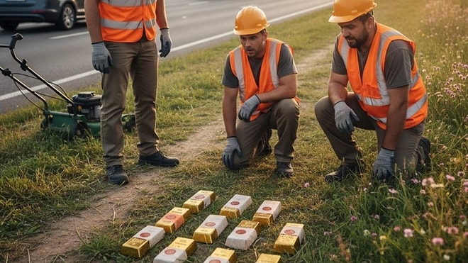 Municipal Workers Found 10 Gold Bars