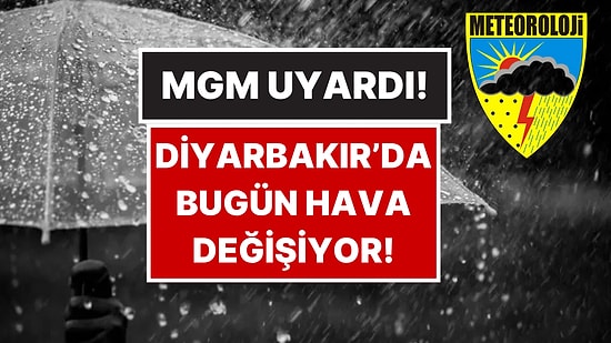 16 Kasım Pazar Diyarbakır Hava Durumu: Bugün Yağmur Var mı?
