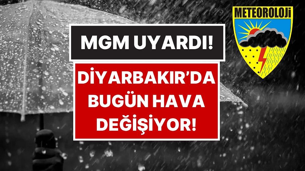 16 Kasım Pazar Diyarbakır Hava Durumu: Bugün Yağmur Var mı?