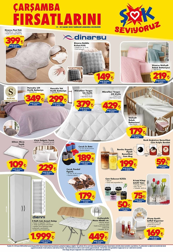 70x100 cm Dinarsu Post Halı 399 TL