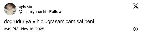 Aslında demek istenen...