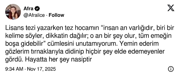 Diğer kullanıcılar da Feyyaz Yiğit'i haklı buldu, kendi 'başarı' hikayelerini anlattı.
