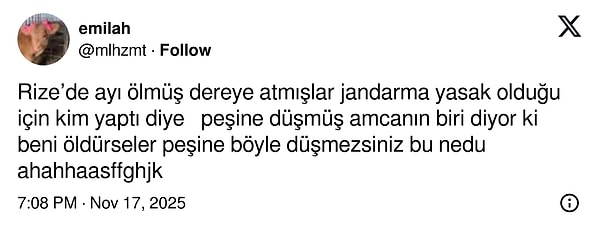 Ayıyı da kıskanma...