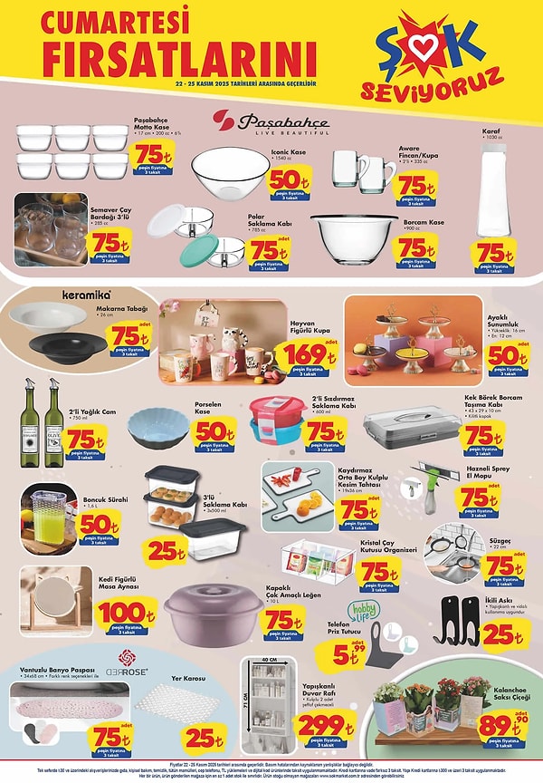 Paşabahçe Motto Kase 75 TL