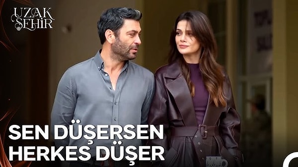 Son bölümüyle kendi reyting rekorunu kıran Uzak Şehir dizisinin Alya ile Cihan'ı Sinem Ünsal ve Ozan Akbaba, çekimler için İstanbul'da!