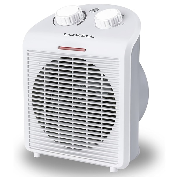 Luxell KS‑6335 2000 W Fanlı Isıtıcı, kompakt ve taşınabilir tasarımı sayesinde evin farklı bölgelerinde rahatça kullanılabilecek bir ürün.