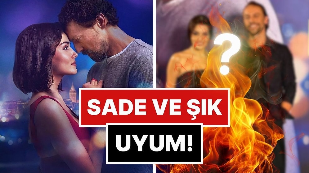 Hande Erçel ve Metin Akdülger "İki Dünya Bir Dilek" Galasındaki Sade ve Şık Tarzıyla Baş Döndürdü!