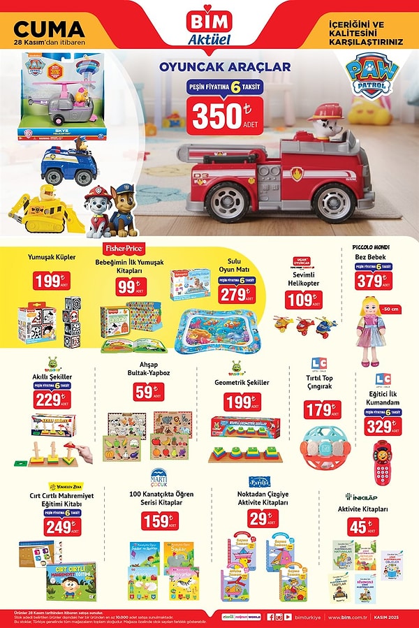 Oyuncak Araçlar 350 TL