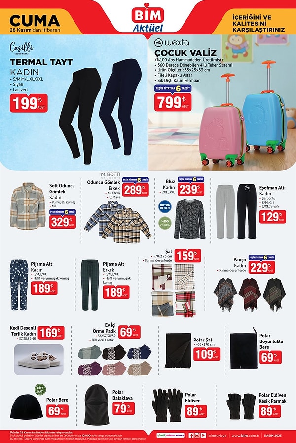 Wexta Çocuk Valiz 799 TL