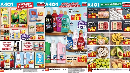 22- 28 Kasım 2025 A101 Haftanın Yıldızları Kataloğu