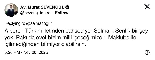 Selman Öğüt'e gelen tepkiler şöyle: