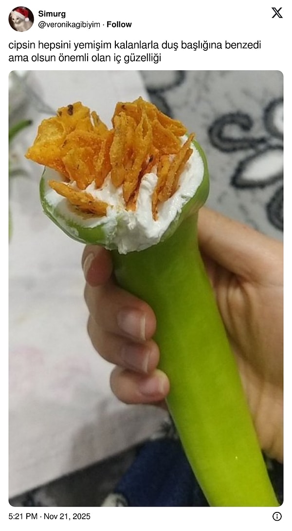 "Kalanlar duş başlığına benzedi..."