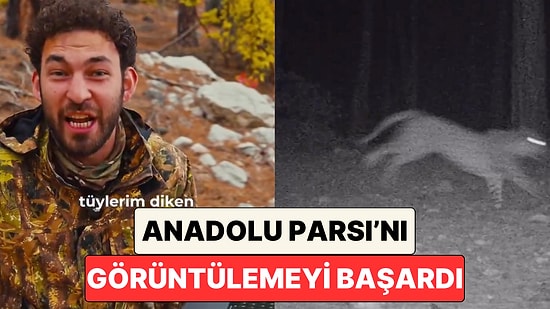 Kurduğu Fotokapan ile Anadolu Parsını Görüntülemeyi Başaran Youtuber Doğanay Vural Yaşadığı Sevinci Paylaştı