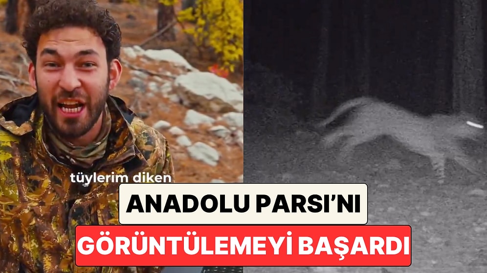 Kurduğu Fotokapan ile Anadolu Parsını Görüntülemeyi Başaran Youtuber Doğanay Vural Yaşadığı Sevinci Paylaştı