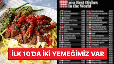 TasteAtlas Dünyanın En İyi 100 Yemeğini Seçti: Türkiye'den İki Lezzet İlk 10'a Girdi!
