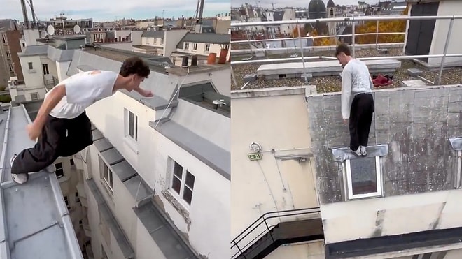 Parkour Athlete Emmanuel Nasshan's Performance in France Was Heart-Watering
