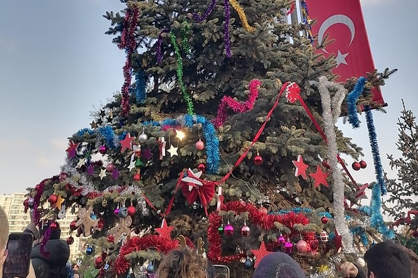 YTÜ kampüsünde bulunan Yıldızlı Ağaç geçtiğimiz yılın sonlarında ilginç olaylara sahne olmuştu.