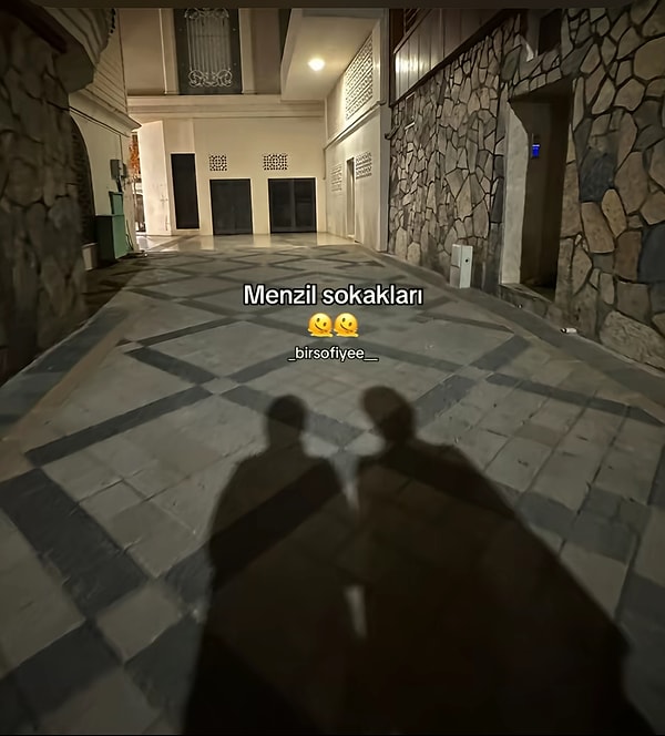 Menzil sokaklarına ait bir görüntü şöyle;