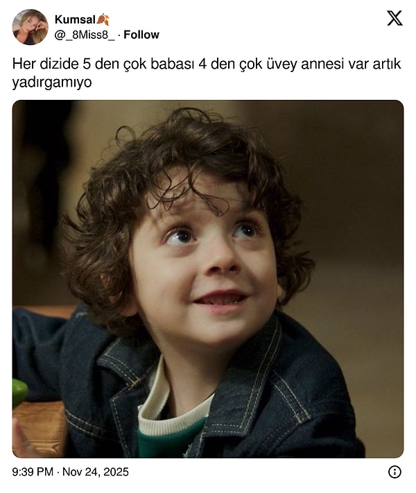 Yasak Elma'dan beri çocuğun kaderi şaşmıyor.