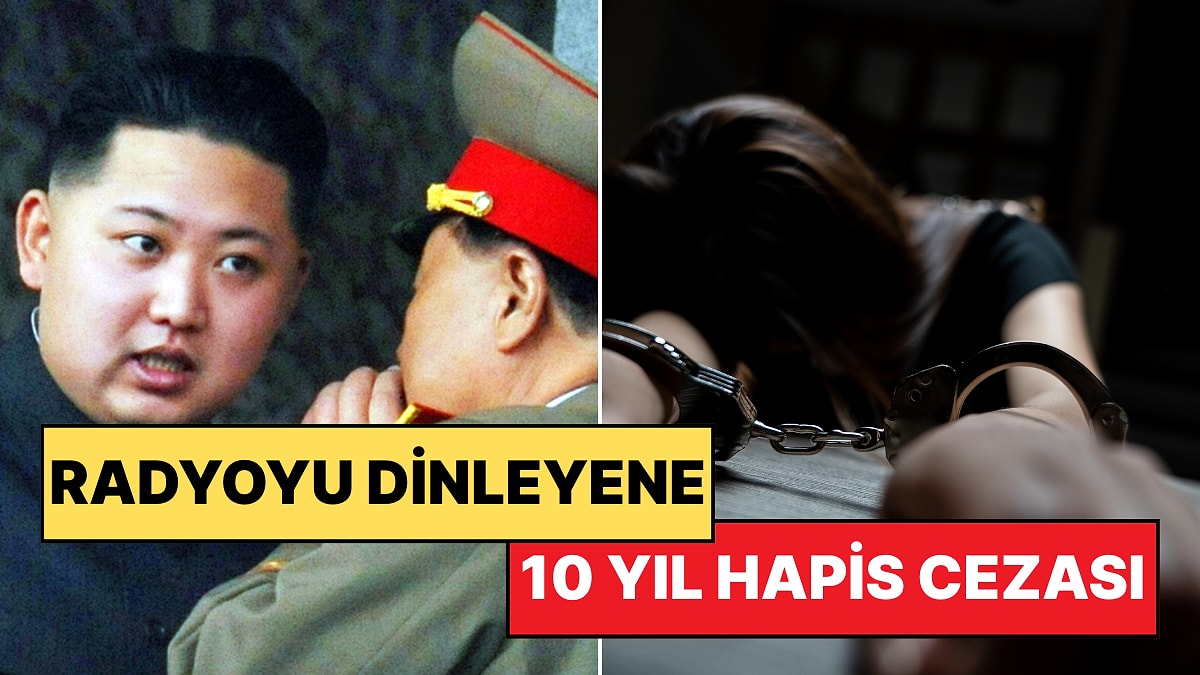 Kuzey Kore Yine Şaşırtmıyor: İki Saatlik Yasak Radyo Yayınını Dinleyen Hapse Girebilir!