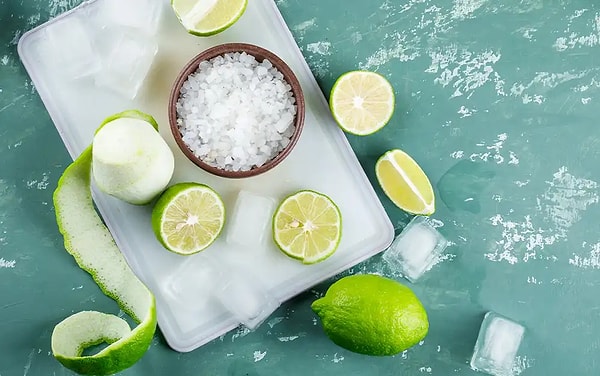How can you naturally remove the limescale from a teapot?