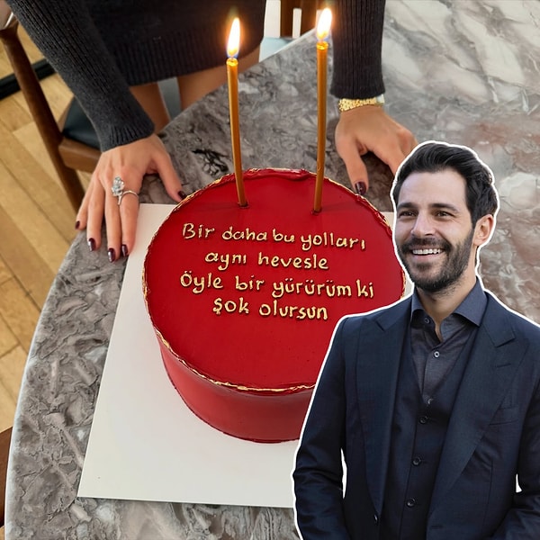 After the breakup, Hande Erçel, who redirected all her focus onto her work, gathered all the cakes cut in her honor into a single post yesterday.