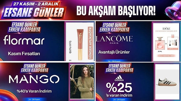 Trendyol Efsane Günler İndirimlerinde Bugün Neler Var?