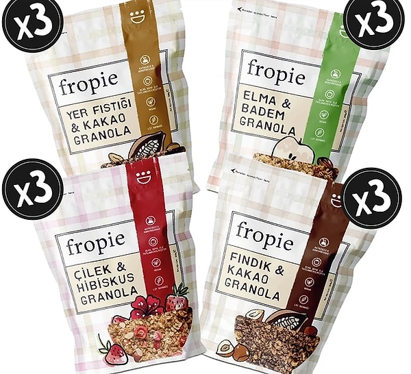 Granola ve Yulaf Ezmesi paketleri %20'ye varan indirimlerle. Üstelik 2 al 1 öde fırsatıyla!