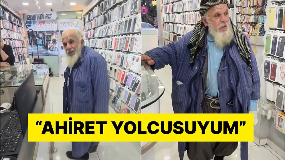 Bir Esnaf Dükkanına Giren Yaşlı Müşteriyi Hızır Zannetti