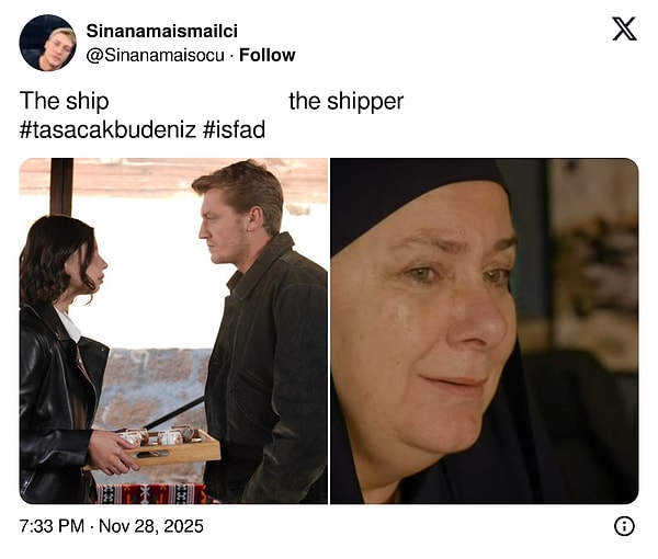 Dizide ‘ship’lere doyamadık 👇