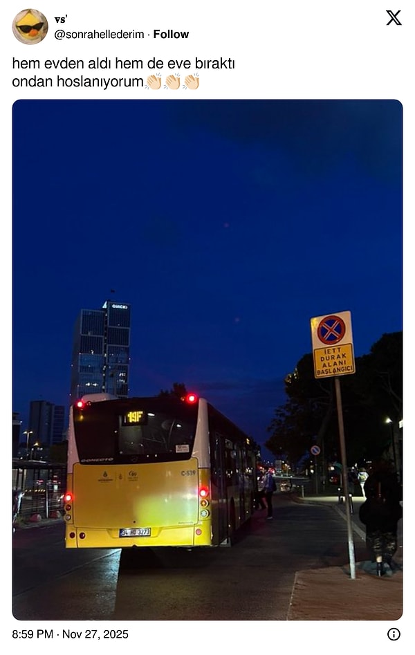 Bizim standartları düşürüş...