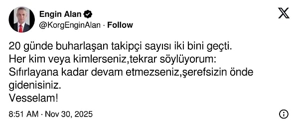 Milletvekili Engin Alan: