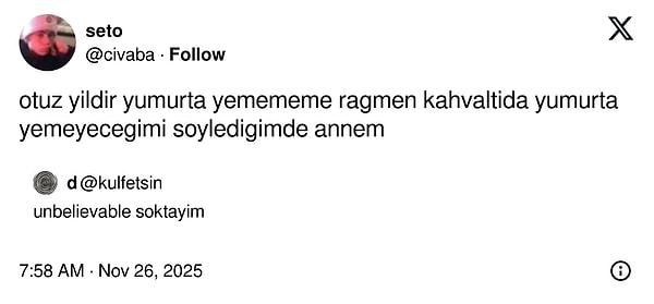 Herkesin annesi böyle mi?