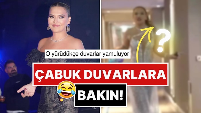 Vücudunu Shoplayınca Duvarları Yamultan Demet Akalın’ın Koridor Performansı Sosyal Medyada Alay Konusu Oldu!