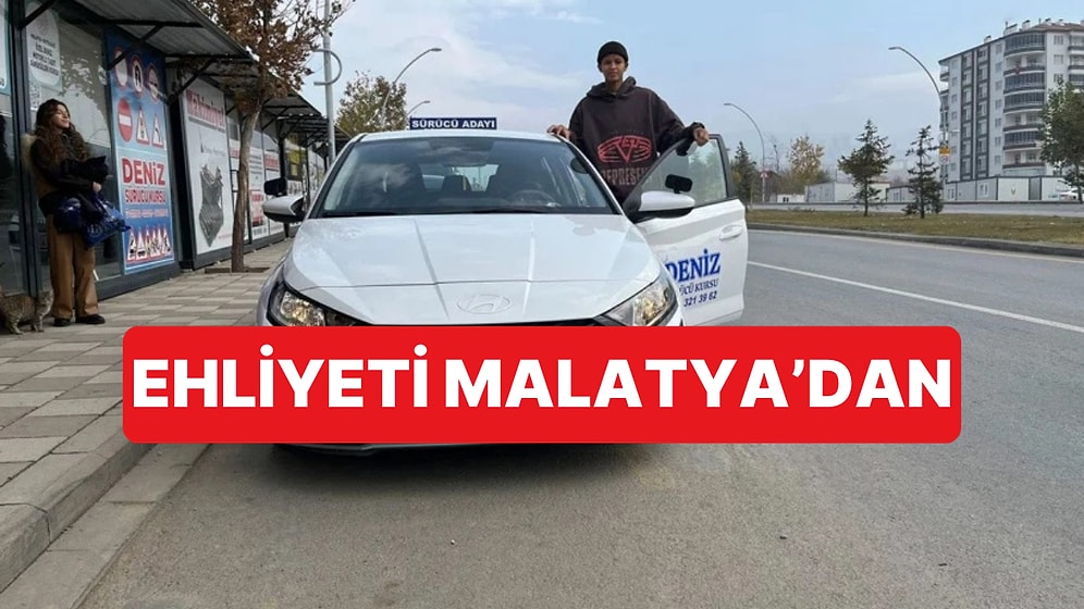 Melissa Vargas Ehliyetini "Memleketi" Malatya'da Girdiği Sınavla Aldı