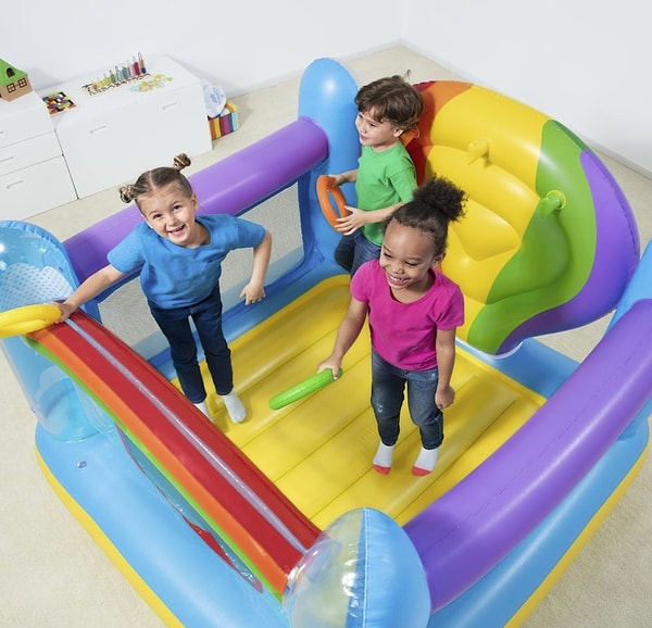 Bestway Up – Gökkuşağı Temalı İç ve Dış Mekan Trambolin