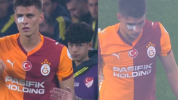 Fenerbahçe - Galatasaray maçına sarı kırmızılı futbolcu Kazımcan Karataş'a çakmak atarak yaralanmasına neden olan kişi gözaltına alındı.