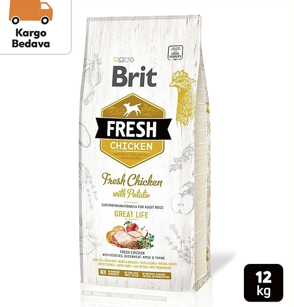 Brit Fresh Mamalarda %34 indirim ve konserve mama hediye!