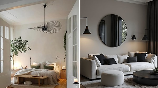 Sade ama rahat yaşam alanları yaratın.