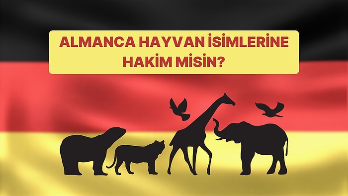 Almanca Hayvan İsimlerine Ne Kadar Hakimsin?