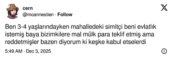 Herkesinki travmatik değil tabii.