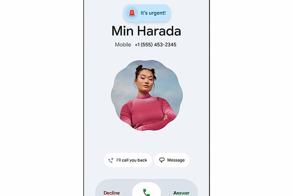 Özellik, yalnızca rehberde kayıtlı kişiler arasında çalışıyor