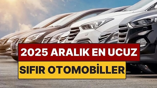 En Ucuz Sıfır Otomobiller Belli Oldu: Artık 1 Milyon TL Altında Model Kalmadı