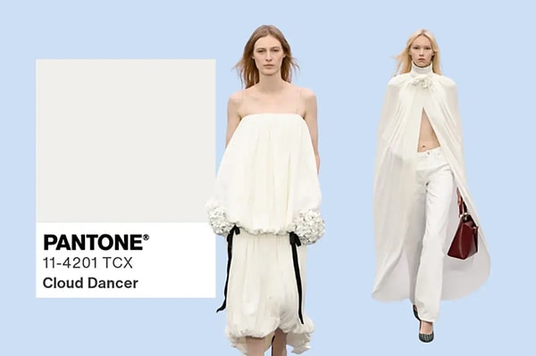 PANTONE 11-4201 Cloud Dancer, renk olmayan bir rengin sessiz ama derin gücünü taşıyor.
