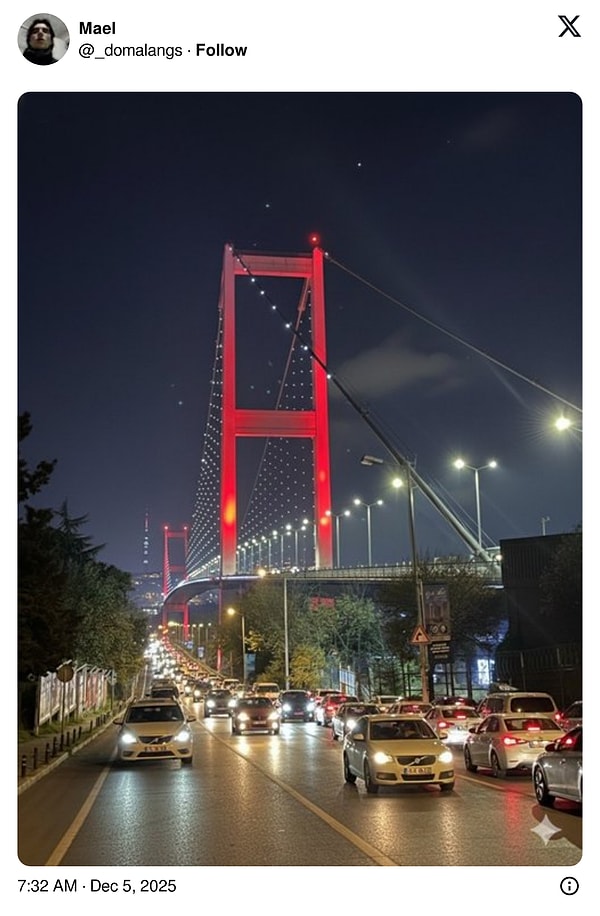 Kimileri fotoğrafı daha bir İstanbul yaptı.