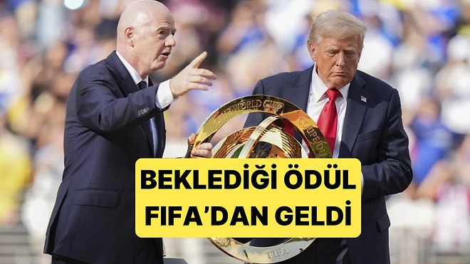 Dünya Kupası Kura Çekiminde Trump'a Barış Ödülü Verildi