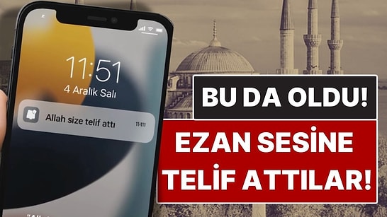 "Ezan Sesine Telif" İddiası Gündem Oldu: "Allah Size Telif Attı Bildirimi Geliyor"