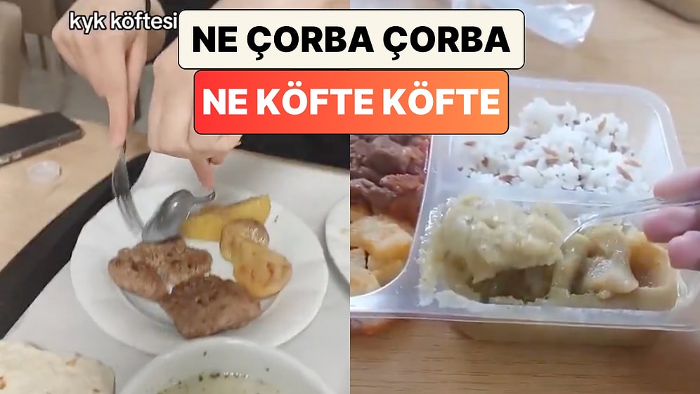 Öğrencilerin Okullarında ve Yurtlarında Verilen Yemekleri Paylaşarak Sitem Etti